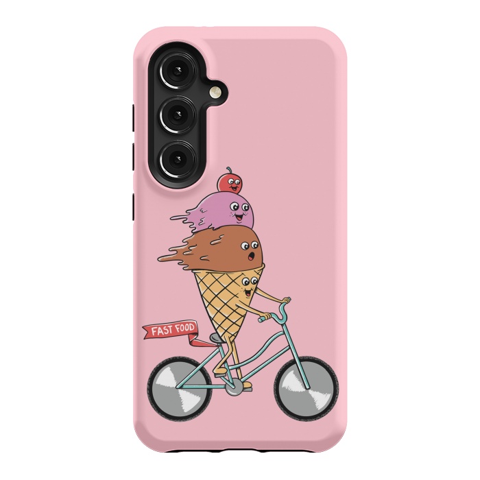 Galaxy S24 StrongFit Ice cream fast food rose by Coffee Man