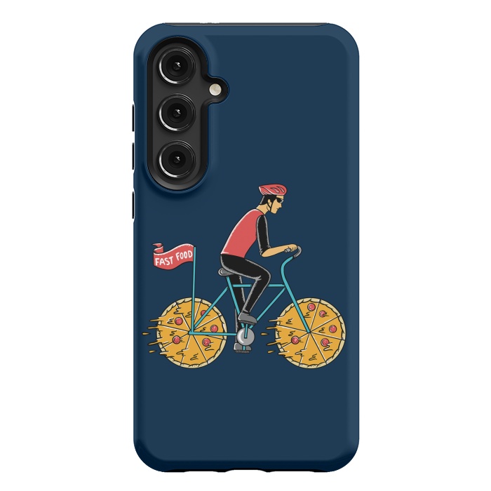 Galaxy S24 Plus StrongFit Pizza Bicycle by Coffee Man