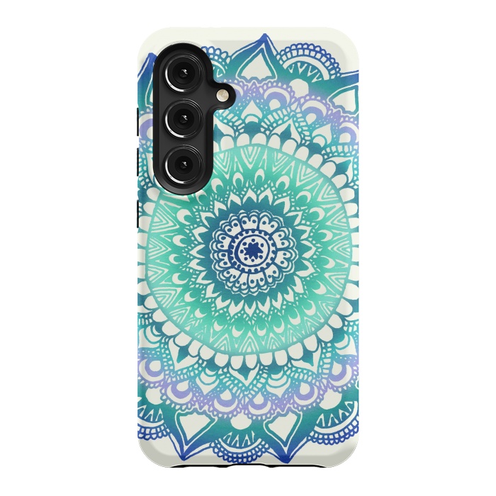 Galaxy S24 StrongFit Deep Forest Flower by Tangerine-Tane