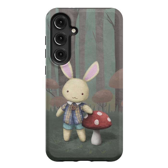 Galaxy S24 Plus StrongFit Cute bunny by Laura Nagel