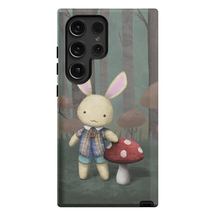 Galaxy S24 Ultra StrongFit Cute bunny by Laura Nagel