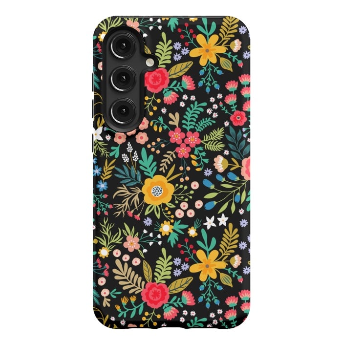 Galaxy S24 Plus StrongFit Elegant Floral Pattern by ArtsCase