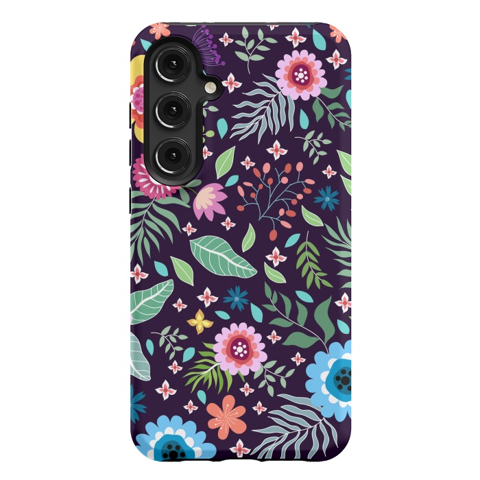 Galaxy S24 Plus StrongFit Colourful Flowers by ArtsCase