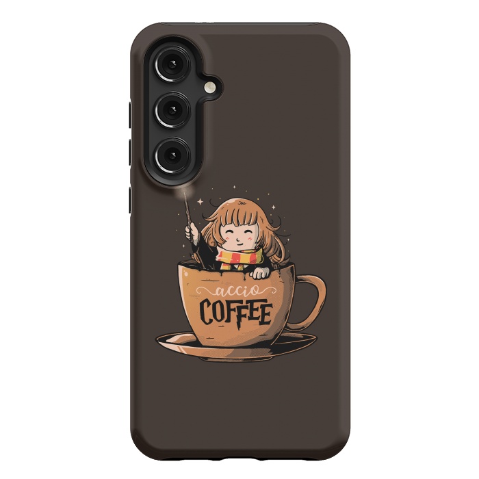 Galaxy S24 Plus StrongFit Accio Coffee by eduely