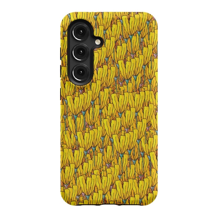 Galaxy S24 StrongFit Spring yellow flowers by Steve Wade (Swade)