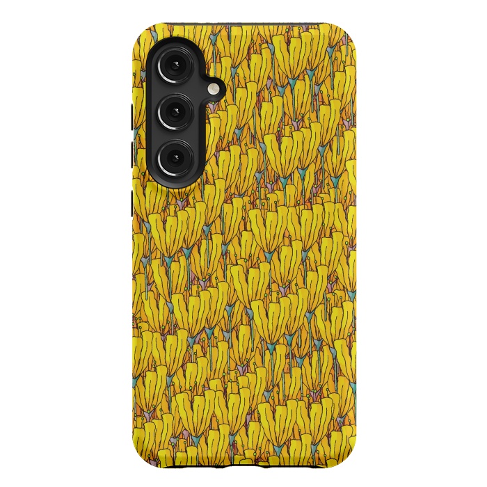 Galaxy S24 Plus StrongFit Spring yellow flowers by Steve Wade (Swade)