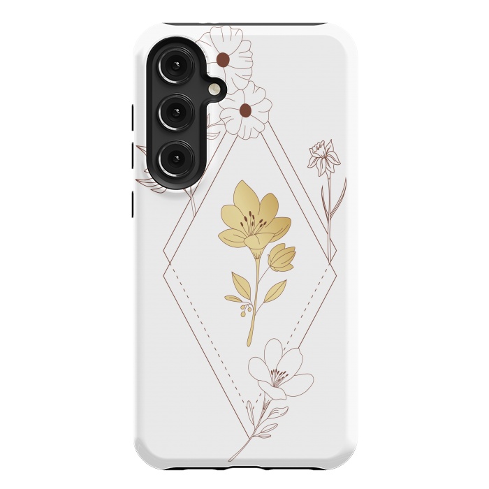 Galaxy S24 Plus StrongFit gold flower  by haroulita