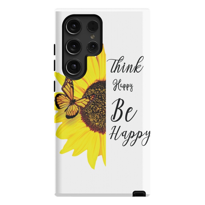 Galaxy S24 Ultra StrongFit sunflower butterfly by haroulita