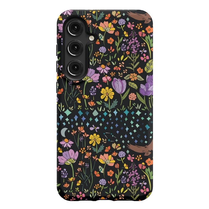 Galaxy S24 Plus StrongFit Whimsical Night Forest II by Pom Graphic Design