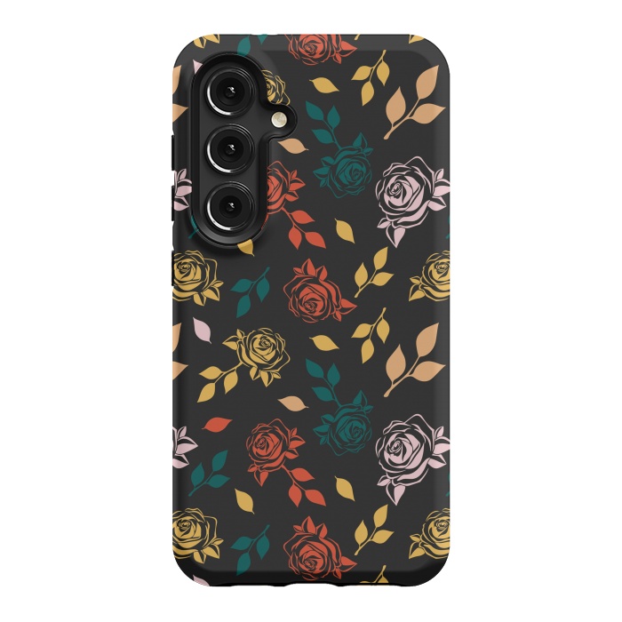 Galaxy S24 StrongFit Rose Floral by TMSarts