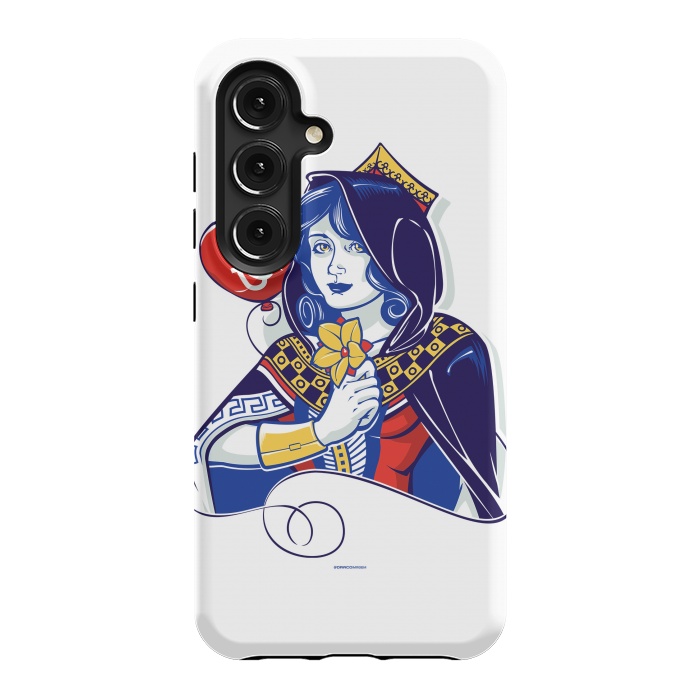 Galaxy S24 StrongFit Queen of hearts by Draco