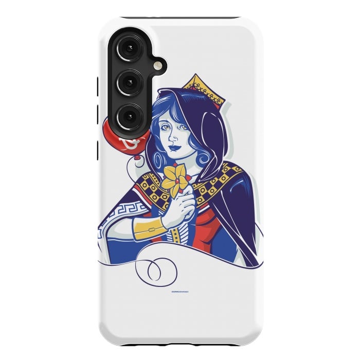 Galaxy S24 Plus StrongFit Queen of hearts by Draco