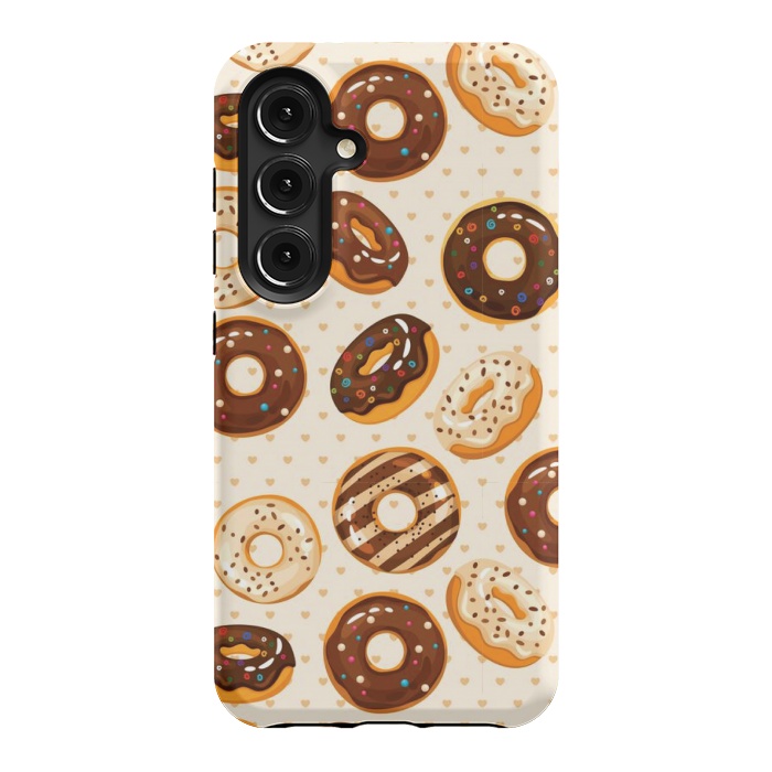 Galaxy S24 StrongFit chocolate donut love by MALLIKA