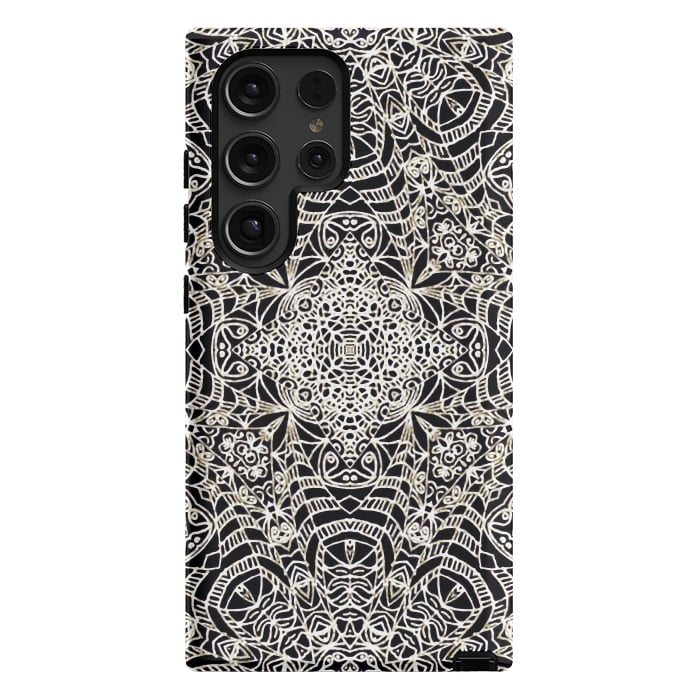 Galaxy S24 Ultra StrongFit Mehndi Ethnic Style G419 by Medusa GraphicArt