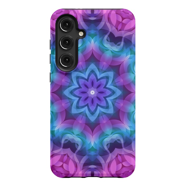 Galaxy S24 Plus StrongFit Floral Abstract G269 by Medusa GraphicArt