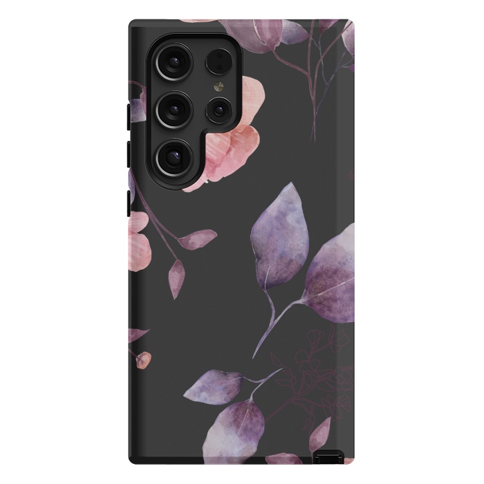Galaxy S24 Ultra StrongFit rose gray flowers by haroulita