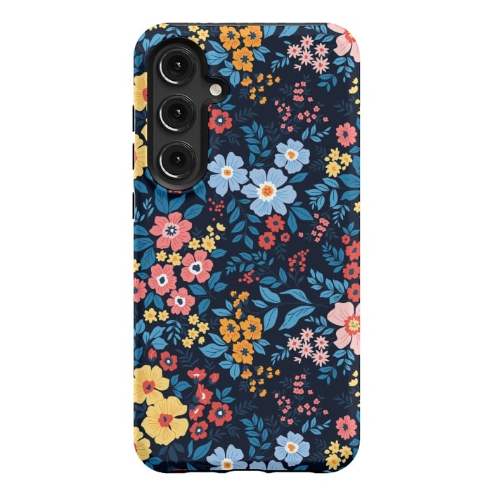 Galaxy S24 Plus StrongFit Flowers in the Darkness by ArtsCase