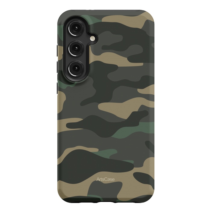 Galaxy S24 Plus StrongFit Green Camo by ArtsCase