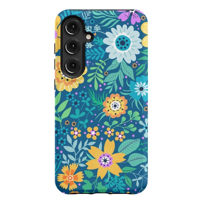 Galaxy S24 Plus StrongFit Yellow Flowers by ArtsCase