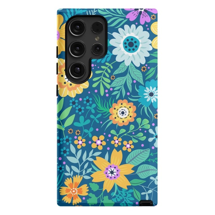 Galaxy S24 Ultra StrongFit Yellow Flowers by ArtsCase