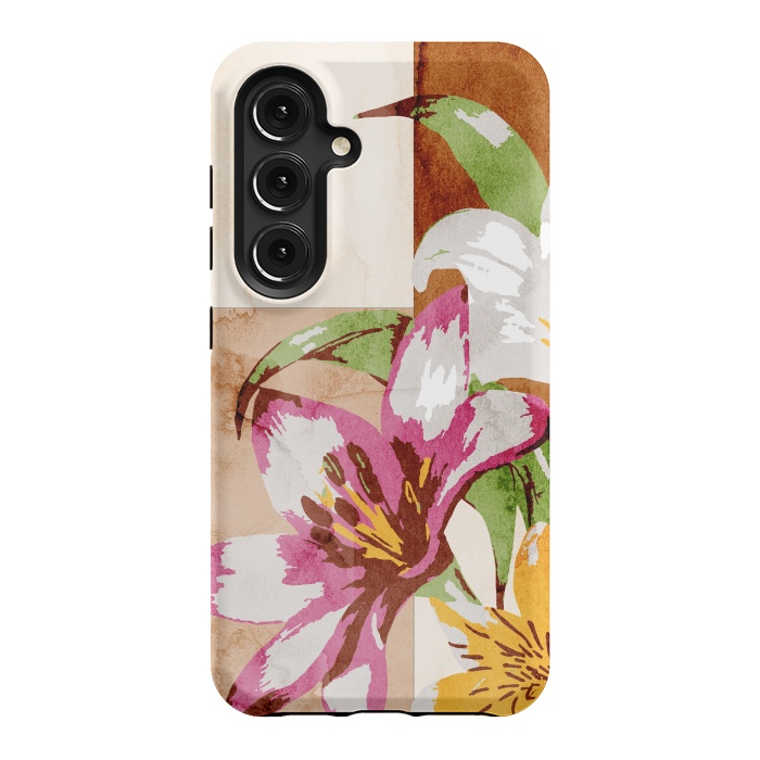 Galaxy S24 StrongFit Floral Insiration by Creativeaxle