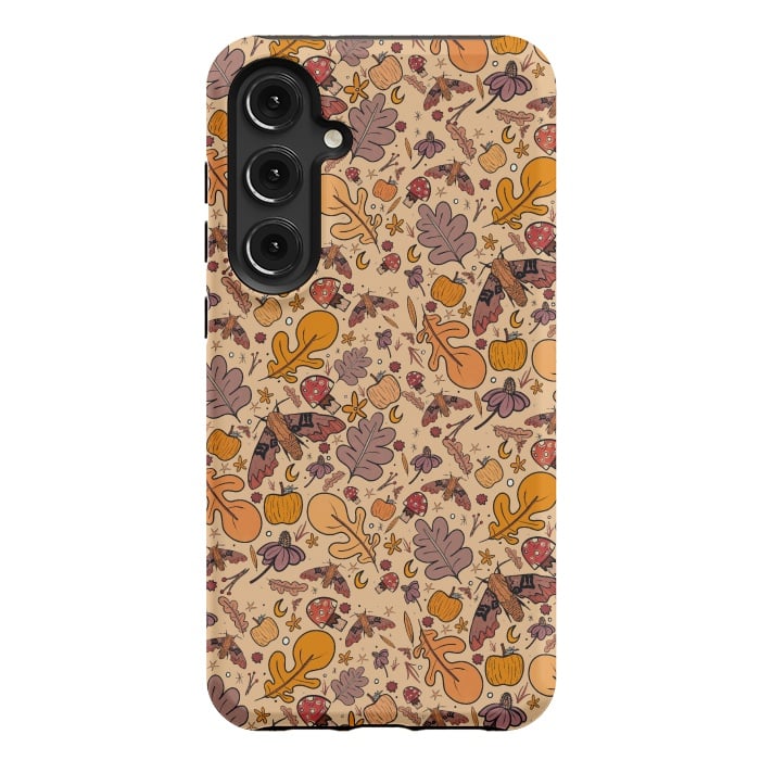 Galaxy S24 Plus StrongFit Autumnal pattern by Steve Wade (Swade)