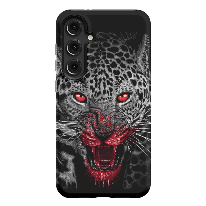 Galaxy S24 Plus StrongFit Blood Leopard by Alberto