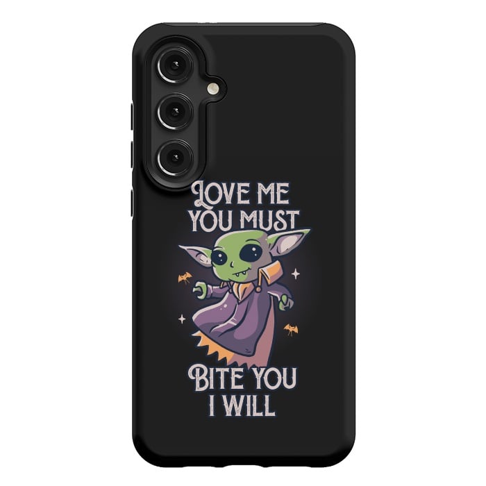 Galaxy S24 Plus StrongFit Love Me You Must Bite You I Will Funny Cute Spooky by eduely