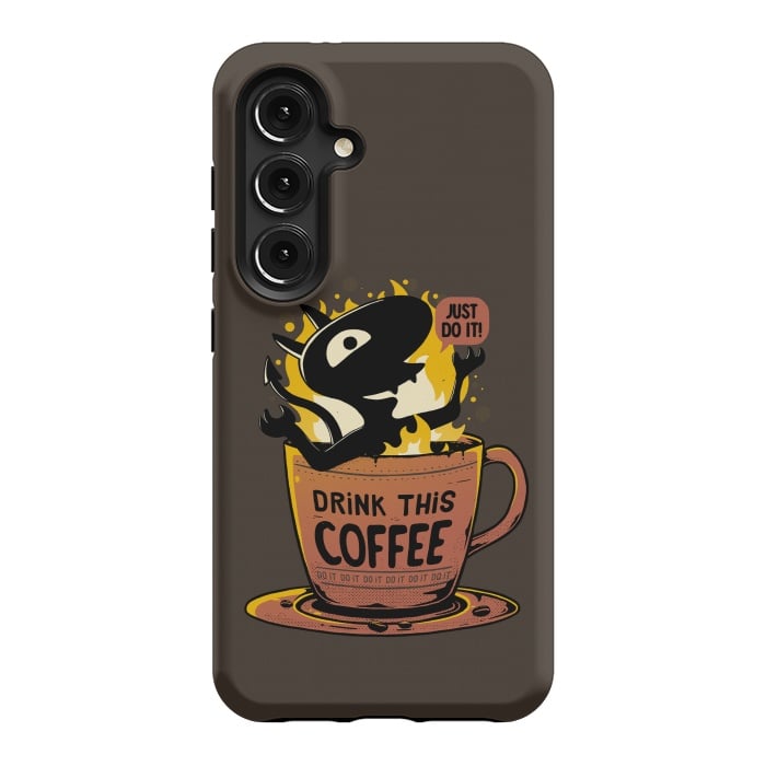 Galaxy S24 StrongFit Luci Coffee by eduely
