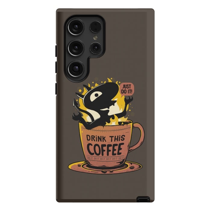 Galaxy S24 Ultra StrongFit Luci Coffee by eduely