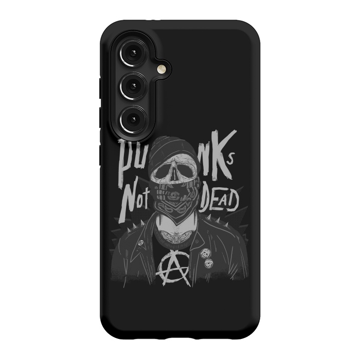Galaxy S24 StrongFit Punk Skull by eduely
