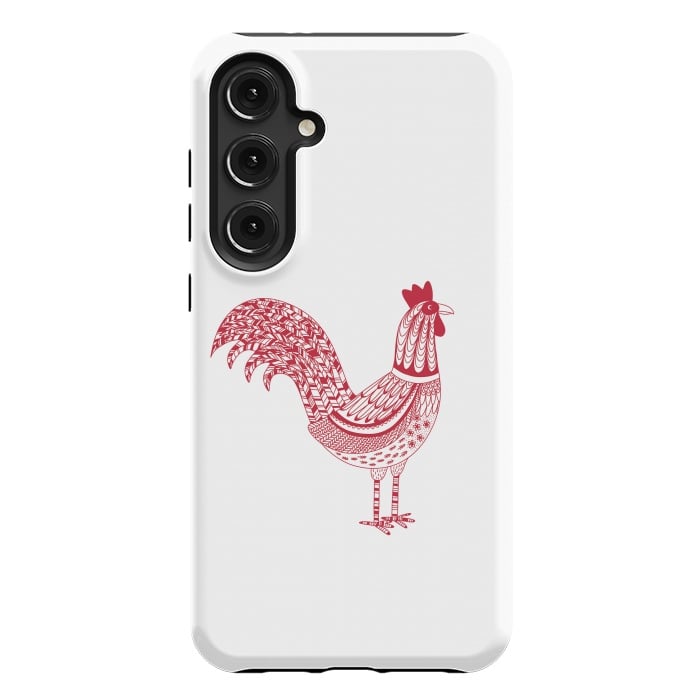 Galaxy S24 Plus StrongFit The Most Magnificent Rooster in the Chicken Coop by Nic Squirrell
