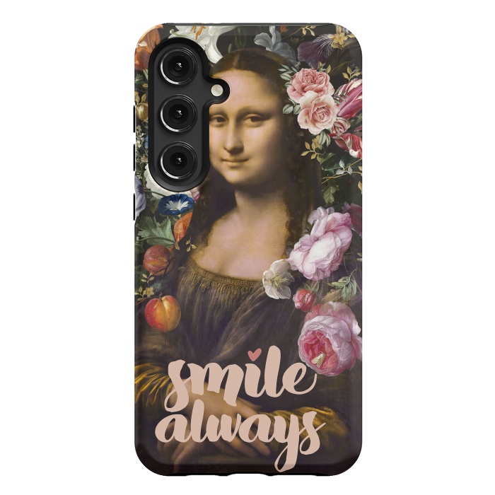 Galaxy S24 Plus StrongFit Smile Always, Mona Lisa by amini54