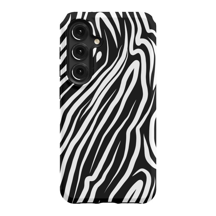 Galaxy S24 StrongFit Zebra work abstract by Josie