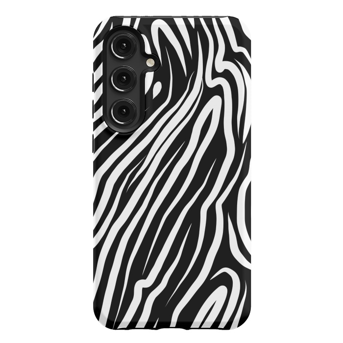 Galaxy S24 Plus StrongFit Zebra work abstract by Josie
