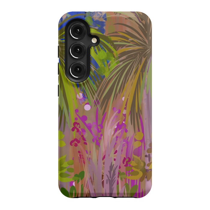Galaxy S24 StrongFit Pink palms by Josie
