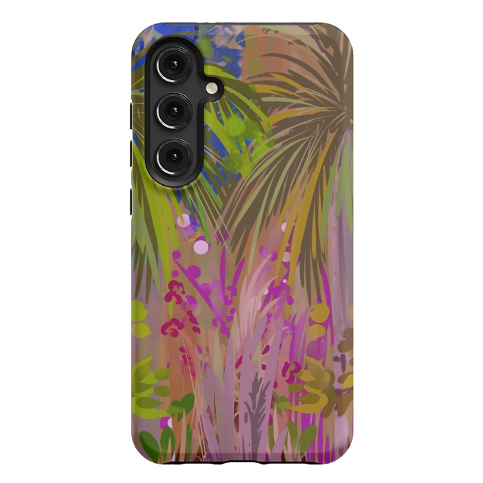 Galaxy S24 Plus StrongFit Pink palms by Josie