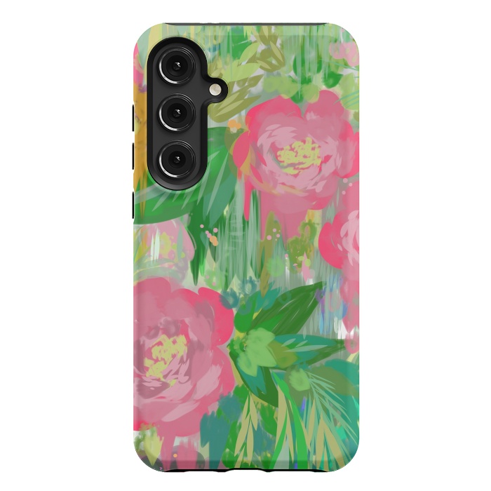 Galaxy S24 Plus StrongFit Wild Roses by Josie