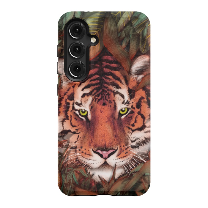 Galaxy S24 StrongFit Jungle Tiger Majesty Colour Version by ECMazur 