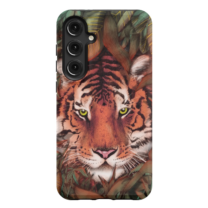 Galaxy S24 Plus StrongFit Jungle Tiger Majesty Colour Version by ECMazur 