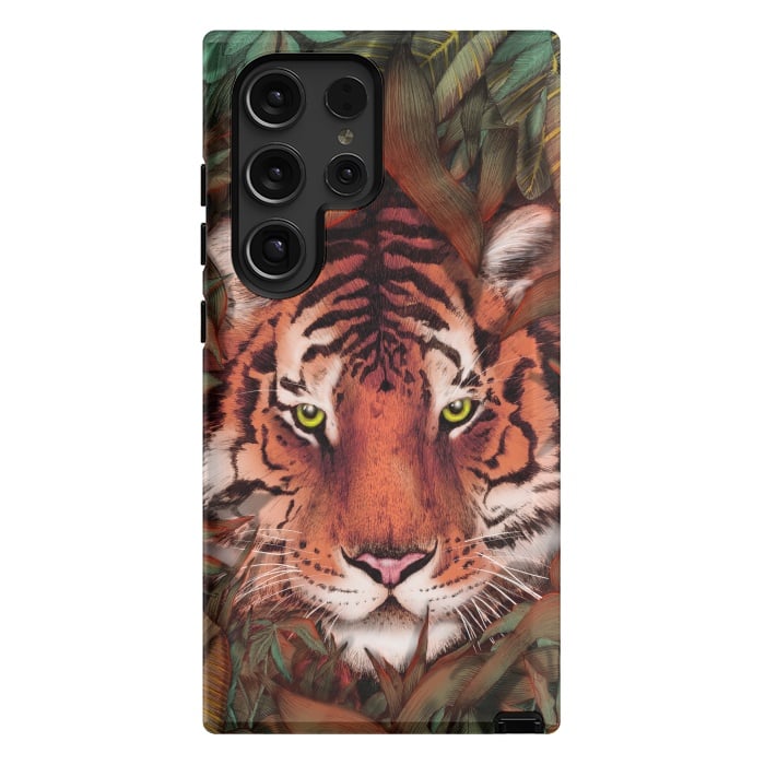 Galaxy S24 Ultra StrongFit Jungle Tiger Majesty Colour Version by ECMazur 