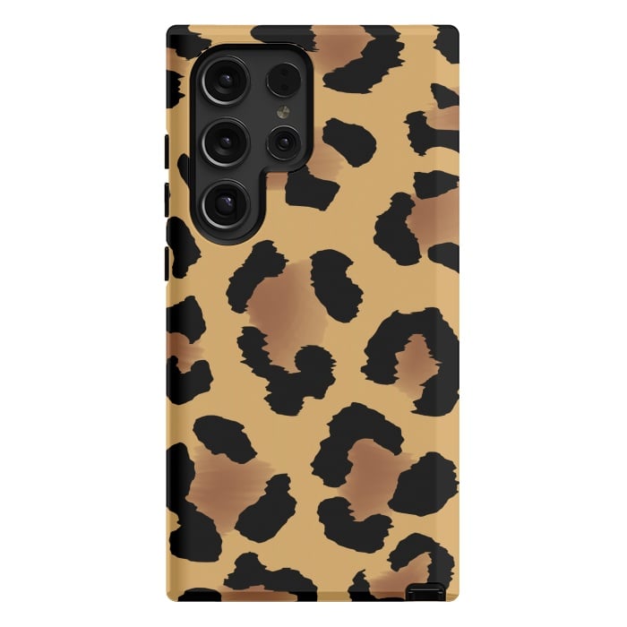 Galaxy S24 Ultra StrongFit Brown Animal Print by ArtsCase