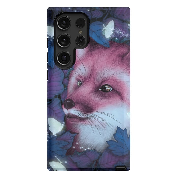 Galaxy S24 Ultra StrongFit Fox in the Midnight Forest by ECMazur 