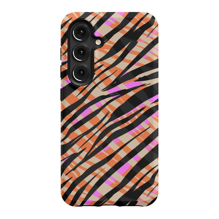 Galaxy S24 StrongFit Tiger skin by Laura Grant
