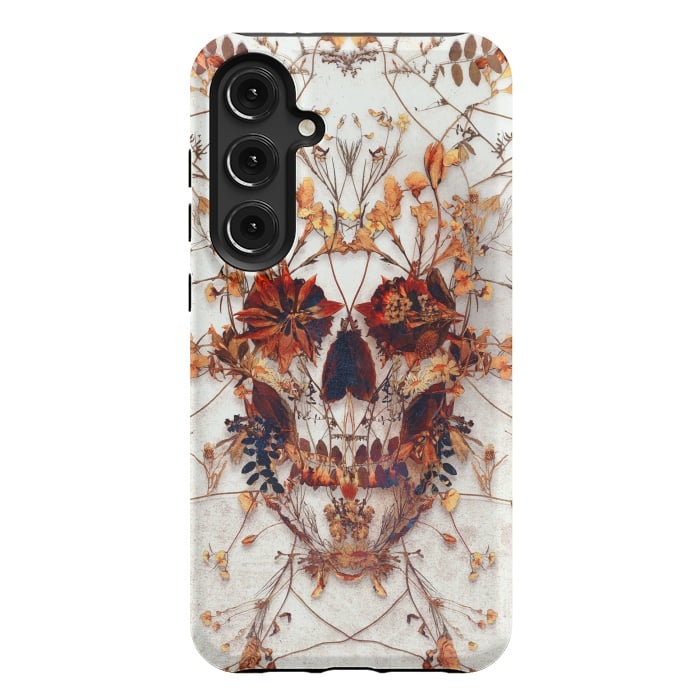 Galaxy S24 Plus StrongFit Delicate Skull by Ali Gulec