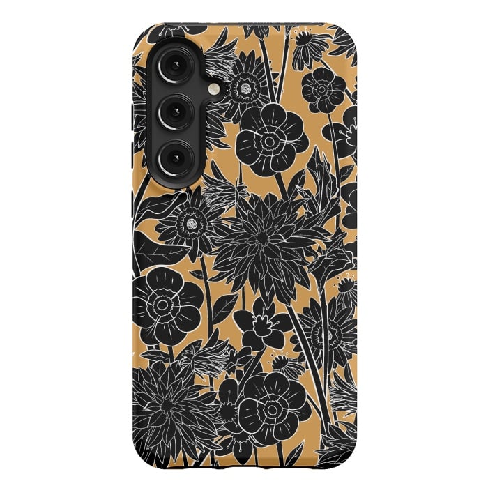 Galaxy S24 Plus StrongFit Dark gold spring by Steve Wade (Swade)