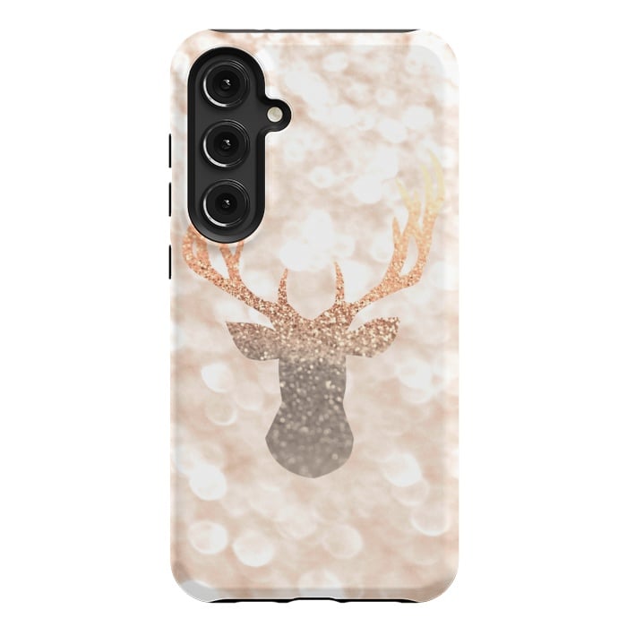Galaxy S24 Plus StrongFit CHAMPAGNER SANDY  STAG by Monika Strigel