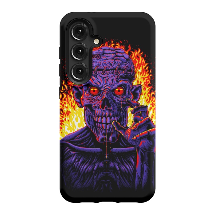 Galaxy S24 StrongFit Zombie in flames by Alberto