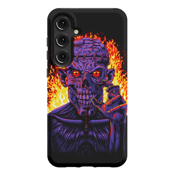 Galaxy S24 Plus StrongFit Zombie in flames by Alberto