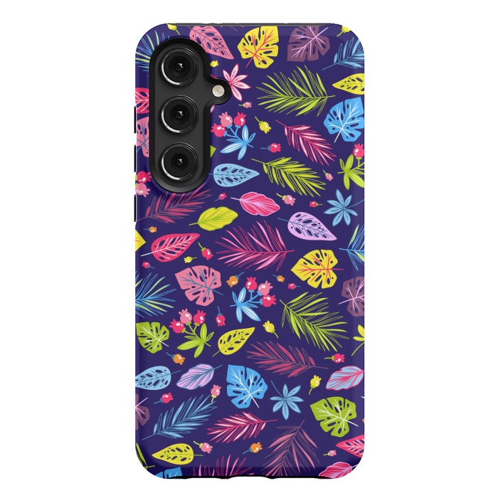 Galaxy S24 Plus StrongFit Summer Coulored Floral Design by ArtsCase